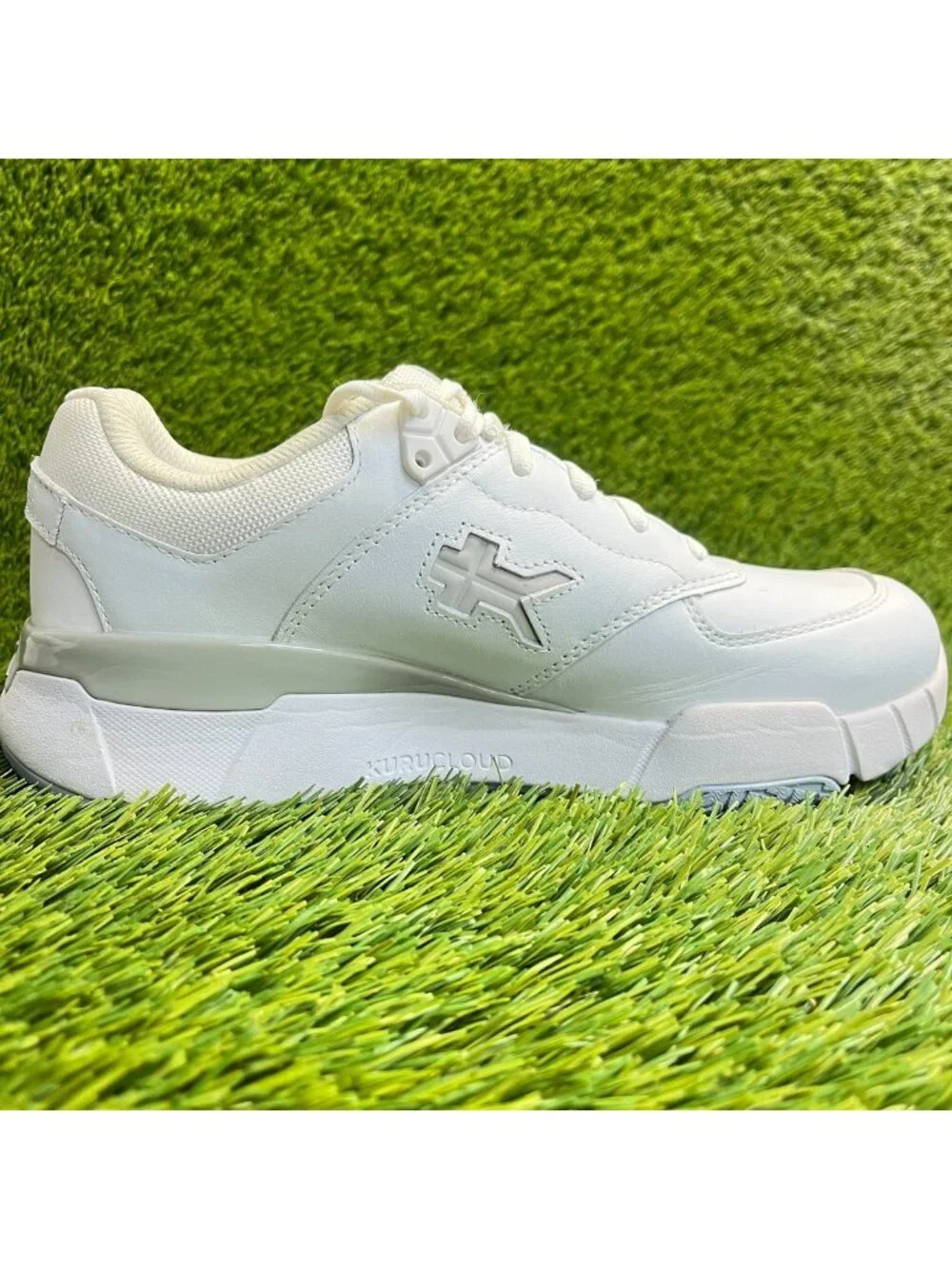 Kuru Kinetic 2 Womens Size 8.5 White Athletic Running Leather Shoes Sneakers